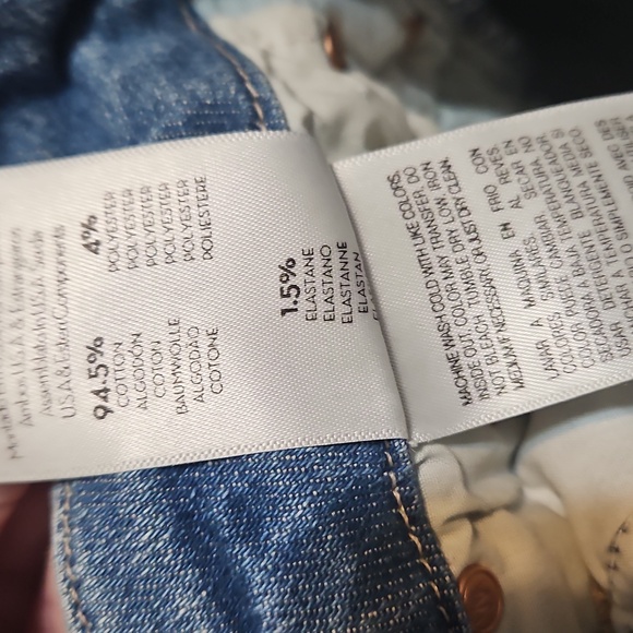 Mother High-Waisted Looker Ankle Fray Skinny Distessed Jeans - Picture 14 of 14